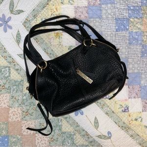 Vince Camuto black genuine leather handbag